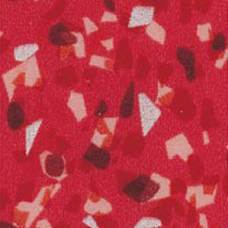 Matte design heterogeneous flooring