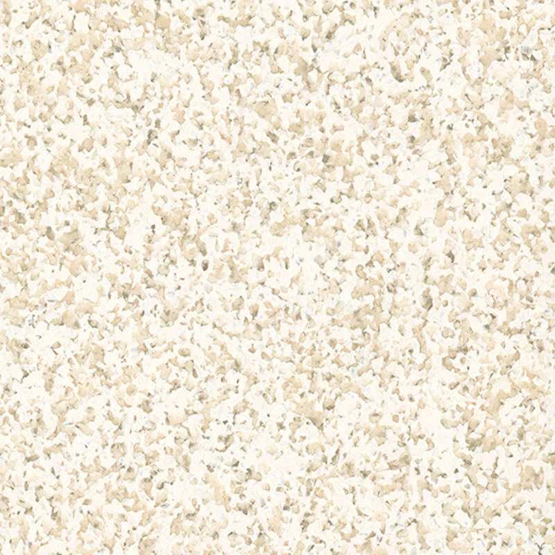 Wear-resistant aesthetic homogeneous flooring