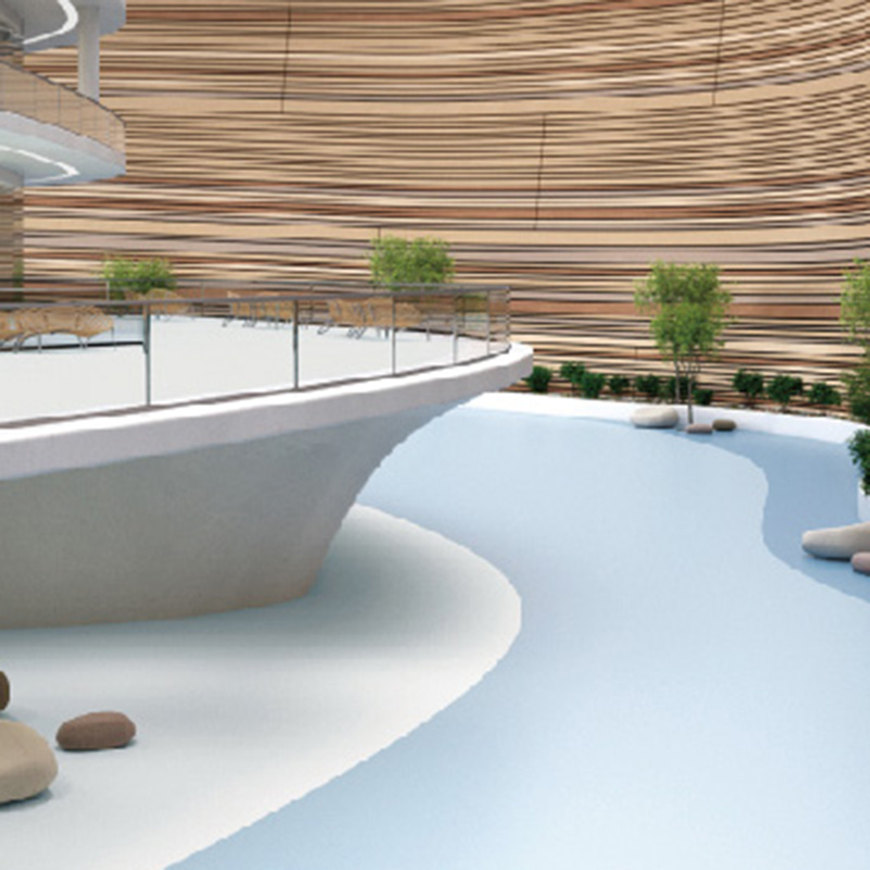 PUR polyurethane coating homogeneous flooring